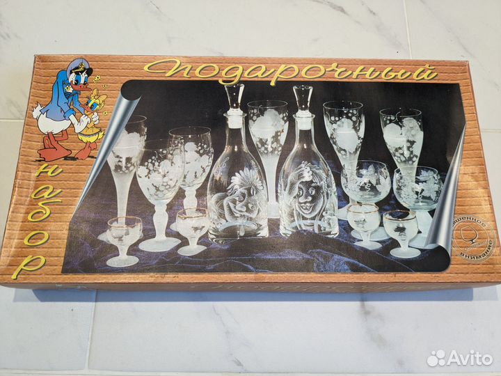 Подарочный набор фужеры и стопки