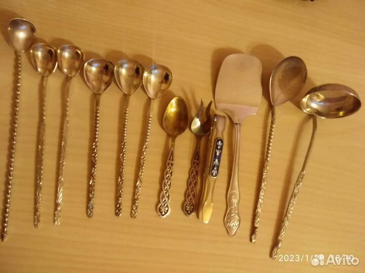 Столовые приборы мельхиор СССР