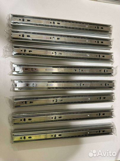 Направляющие для ящиков шариковые и роликовые