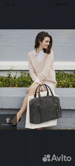 Сумка Новая Большая Женская Вельвет