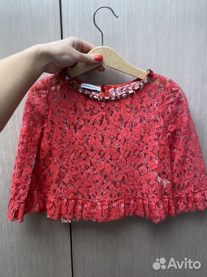 Нарядная блузка кружево Roccobarocco