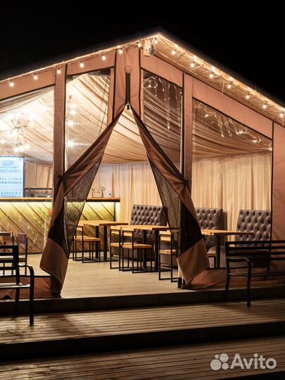 Каркасная палатка для кемпинга