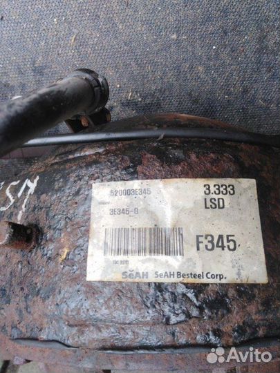 Мост Kia Sorento BL D4CB 2007