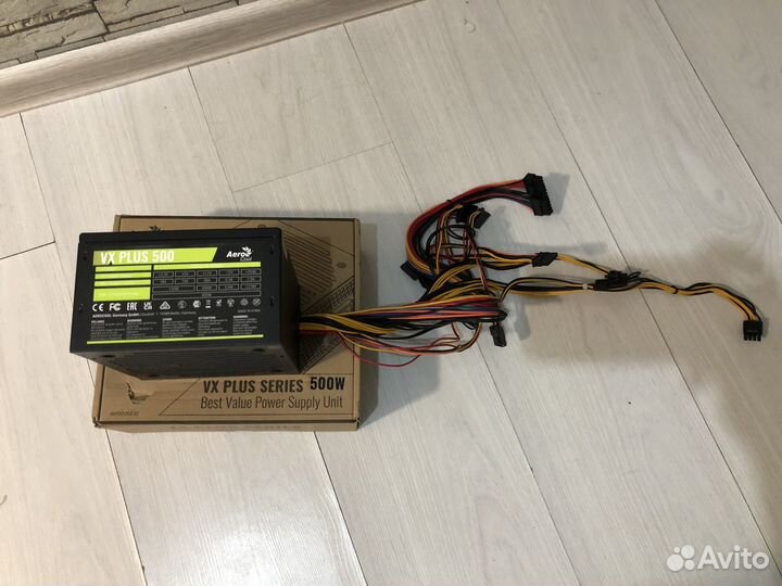Блок питания aerocool vx plus 500w