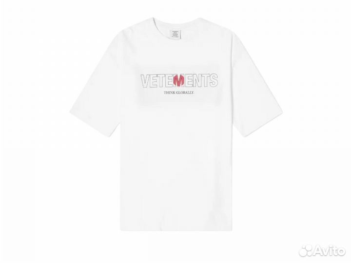 Футболка Vetements Japan Logo Oversize T-Shirt