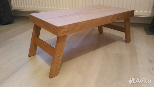 Новый столик для ноутбука массив дуба