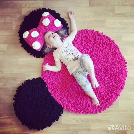 Детский коврик ручной работы