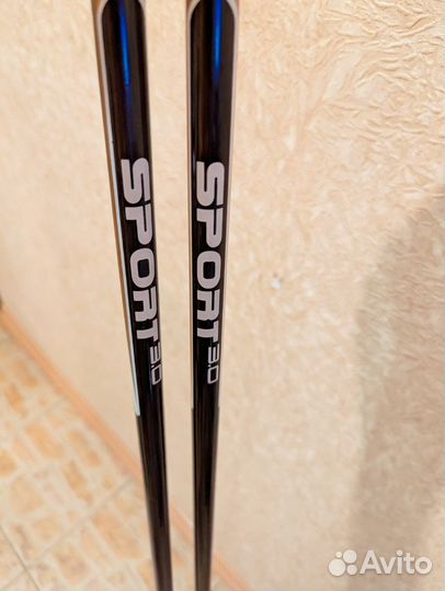 Лыжные палки stc sport 35% карбон 165 см