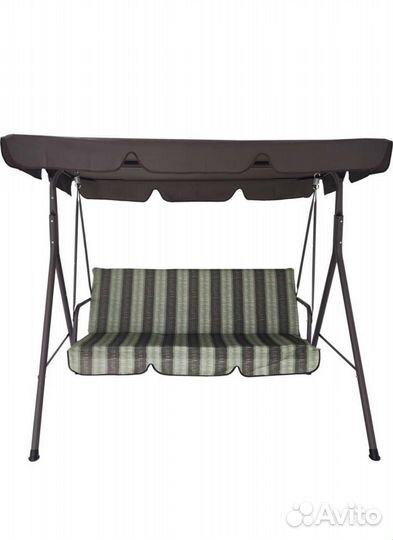 Качели садовые трехместные новые