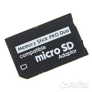 Переходник с MicroSD / TF на MS Pro Duo