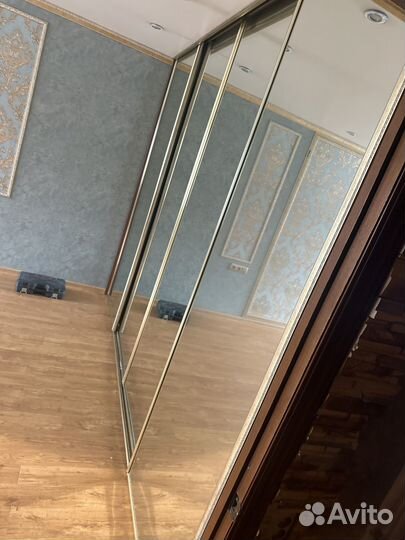 Двери купе зеркальные бу