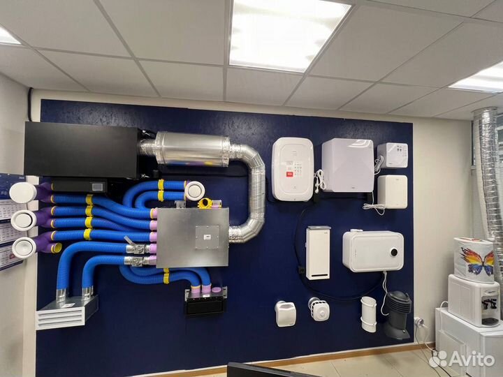 Бризеры, рекуператоры, клапаны с установкой