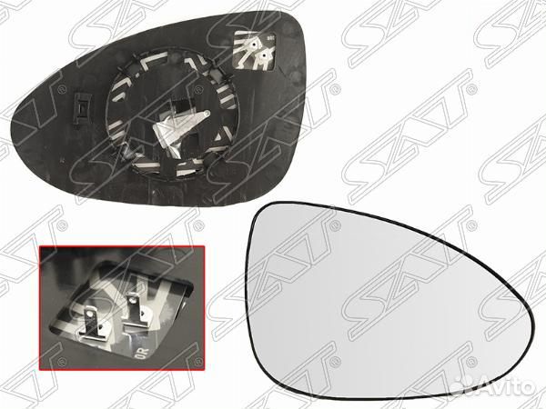 Полотно зеркала chevrolet aveo 11-15 RH для электрического