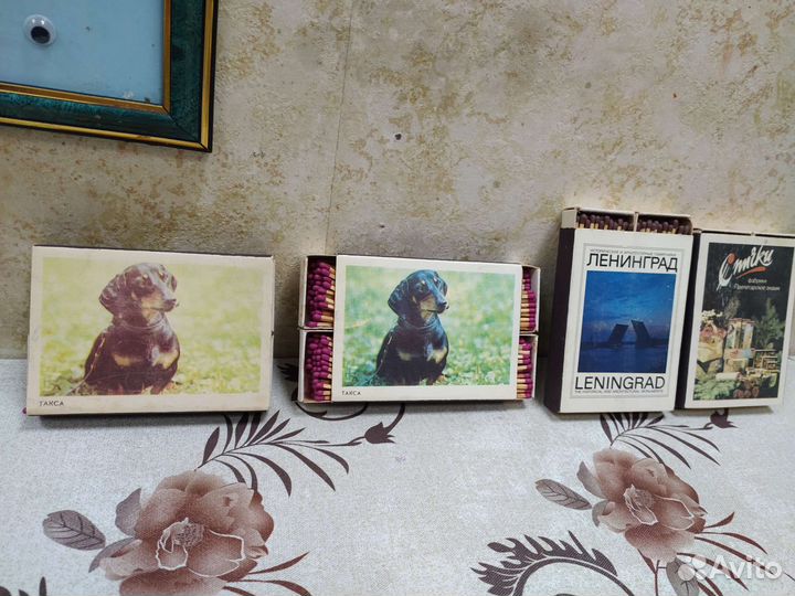 Сувенирные спички СССР такса Пролетарская знамя