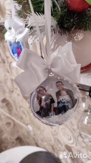 Новогодние шары ручной работы