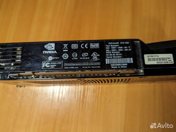 Видеокарта Nvidea GTX 280