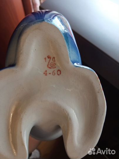 Сервиз Фарфоровые статуэтки Рыбки-рюмки СССР