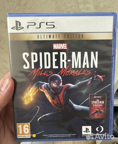 Spider man miles morales ps5 новый диск