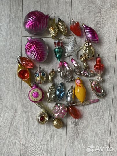 Елочные игрушки СССР от 30 до 250