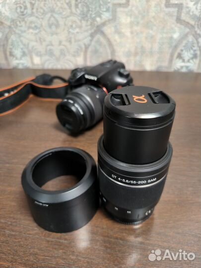 Фотоаппарат Sony a 57 kit 18-55, 55-200