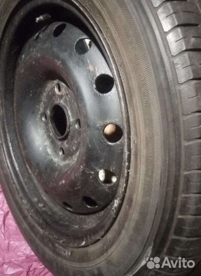 Диск Ланцер с шиной.в сборе 4х114, 3., 1 шт