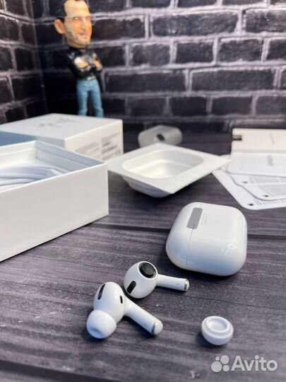 AirPods Pro Orig (Гарантия+Доставка+Чехол)