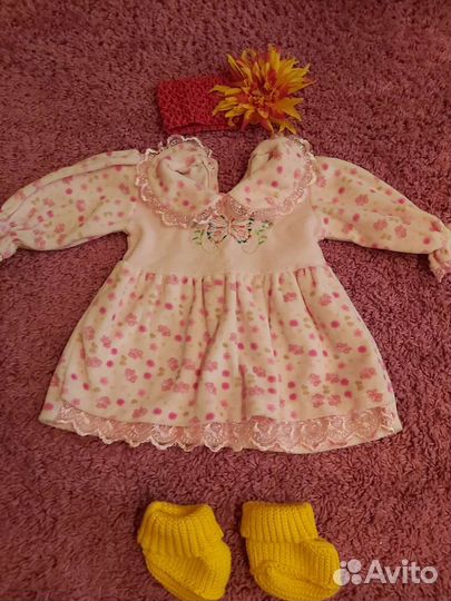 Пакет вещей на девочку от 0 до 6 мес