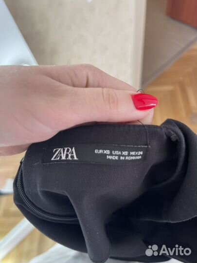 Платье черное zara