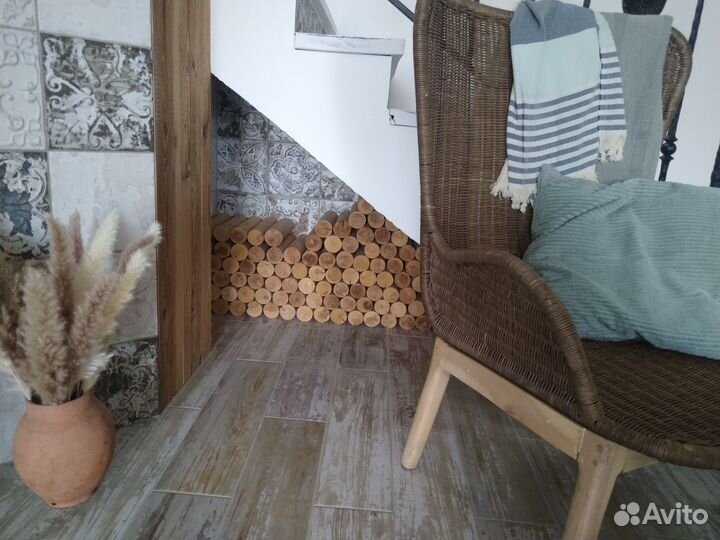 Дрова берёзовые карандаш в сетке