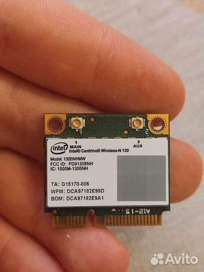 Intel 130bnhmw Wifi bluetooth модуль для ноутбука