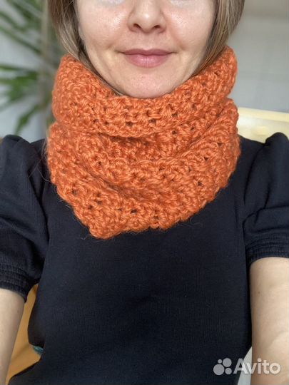 Снуд вязаный