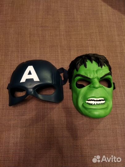 Hulk Халк Капитан Америка маски