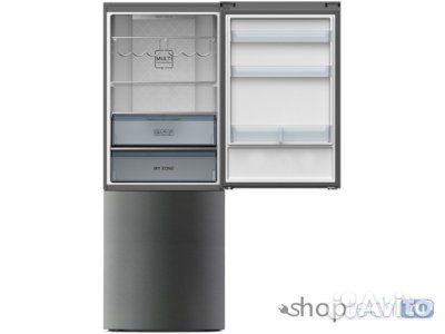 Холодильник Haier C4F744CMG, серебристый