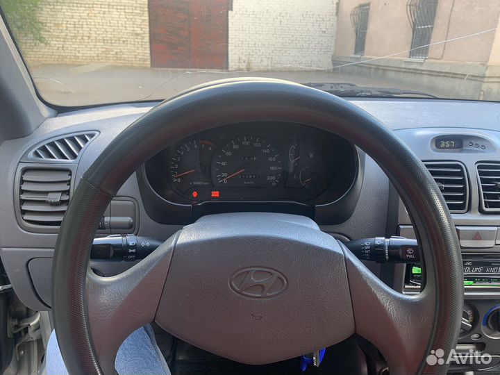 Hyundai Accent 1.5 МТ, 2007, 217 000 км