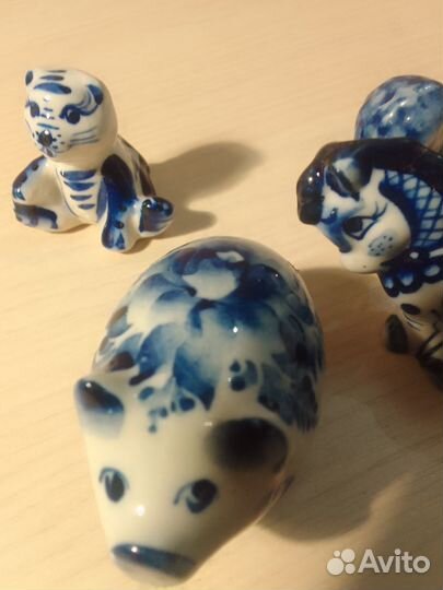 Фигурки гжель