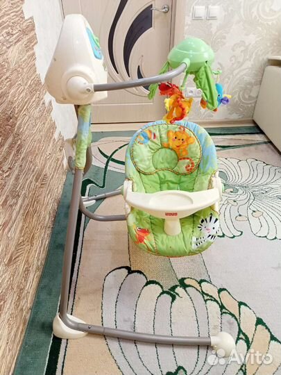 Детские качели шезлонг