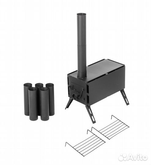 Печь для зимней палатки универсальная Helios