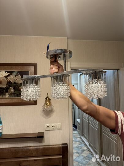 Люстра потолочная 2 и 3 лампы