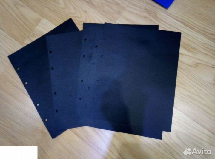 Промежуточные листы 196*248 мм. Черный пластик