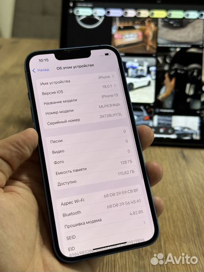 iPhone 13 128gb В Идеале (sim+esim)