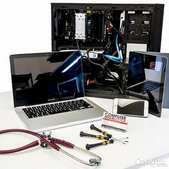 Ремонт компьютерной техники, сот. телефонов