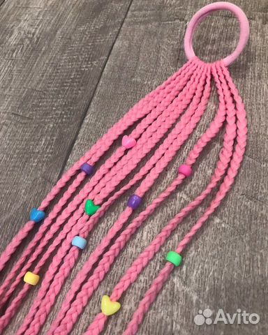 Афрорезинки, косички на резинках, афрохвосты