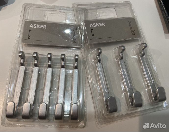 Asker IKEA крючки для рейлинга