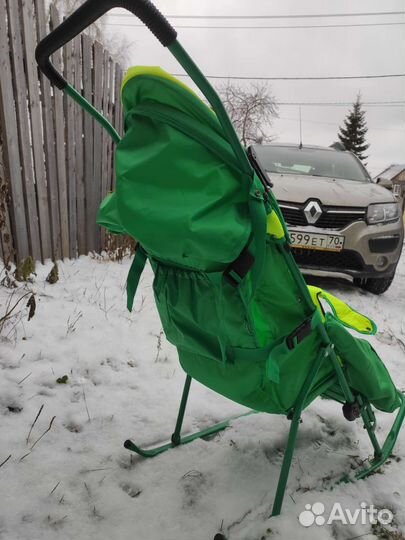 Детские санки коляска