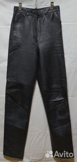 Брюки кожа,замша,клеш,бананы(Англия,Франция р42,44