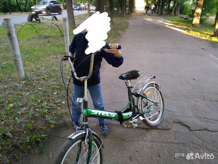Велосипед складной подростковый stels