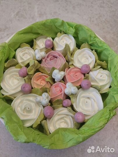 Сладкие букеты из зефира