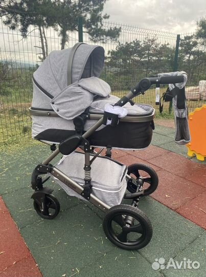 Коляска 2 в 1и 3 в1 обновленная Люксмам 555