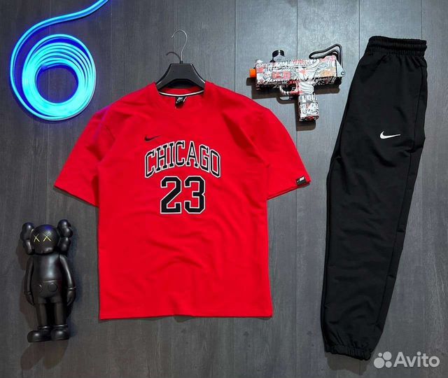 Спортивный костюм мужской летний Chicago Bulls