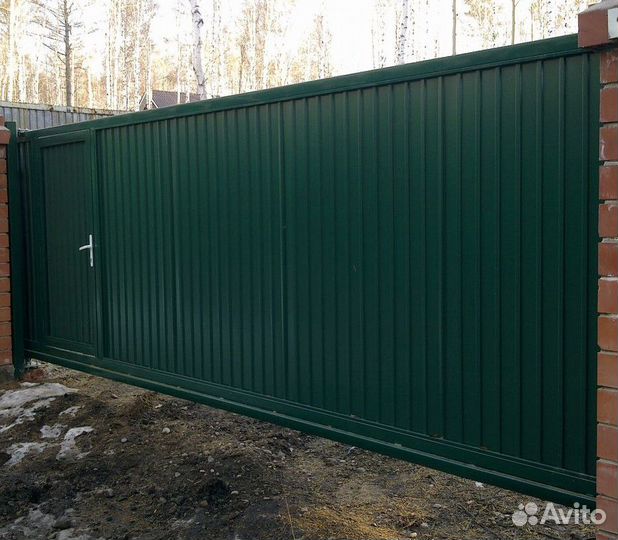 Откатные (сдвижные ворота) 3000*2000